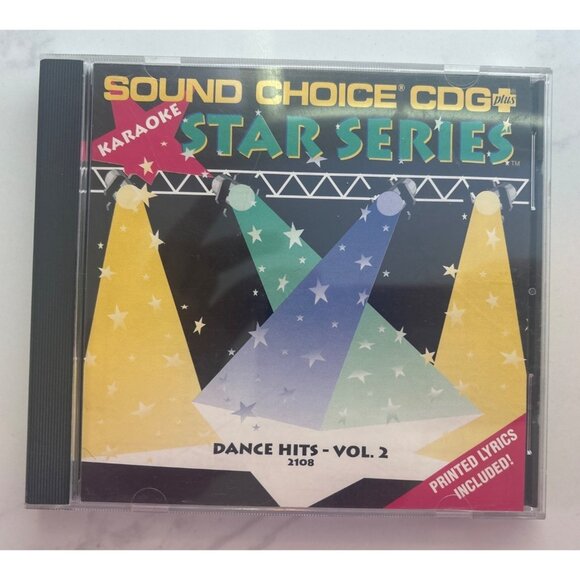 Sound Choice CDG Karaoke Star Series Dance Hits Vol. 2 With Lyrics Booklet - Picture 1 of 6